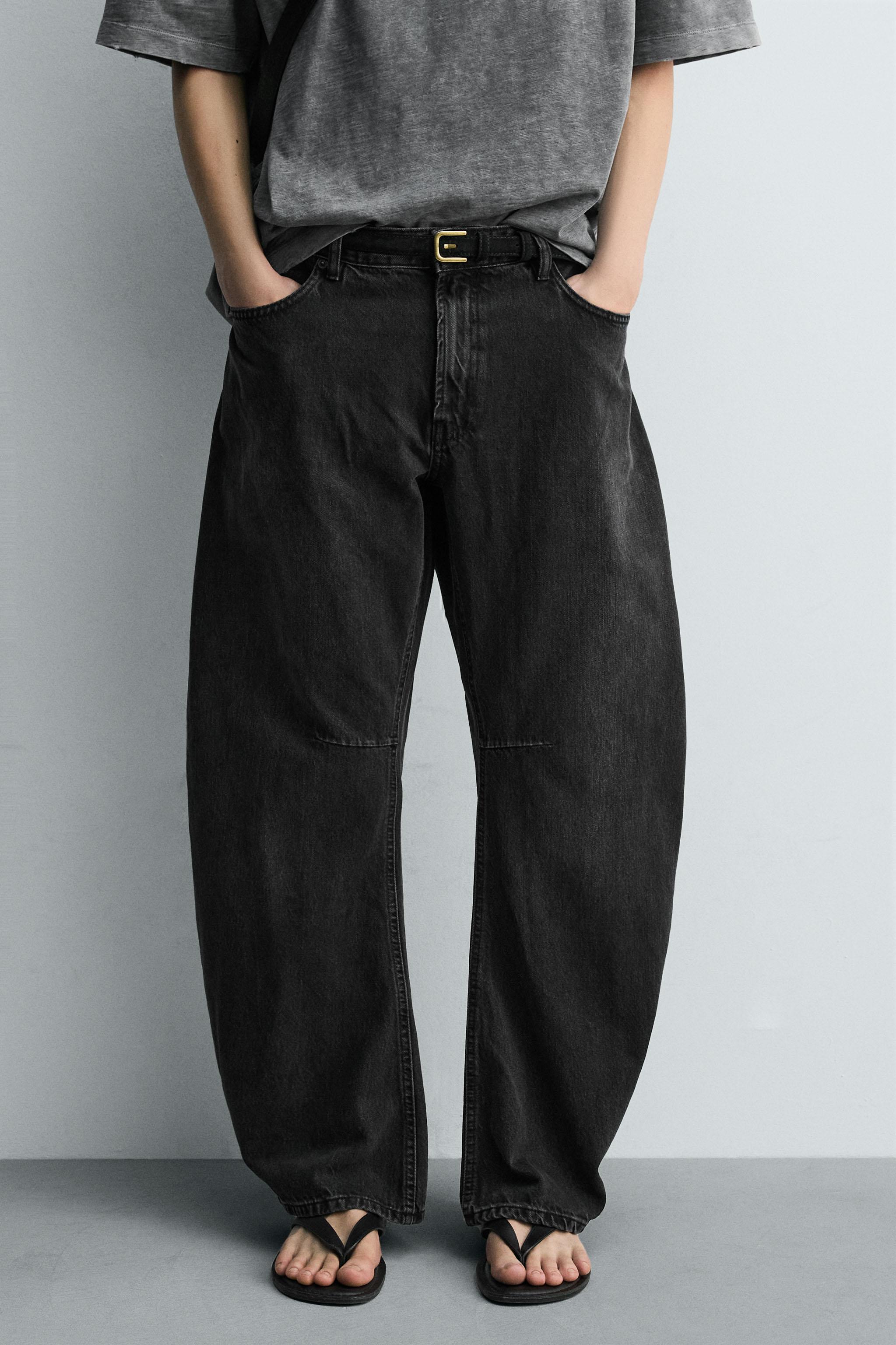 RELAXED BARREL FIT JEANS